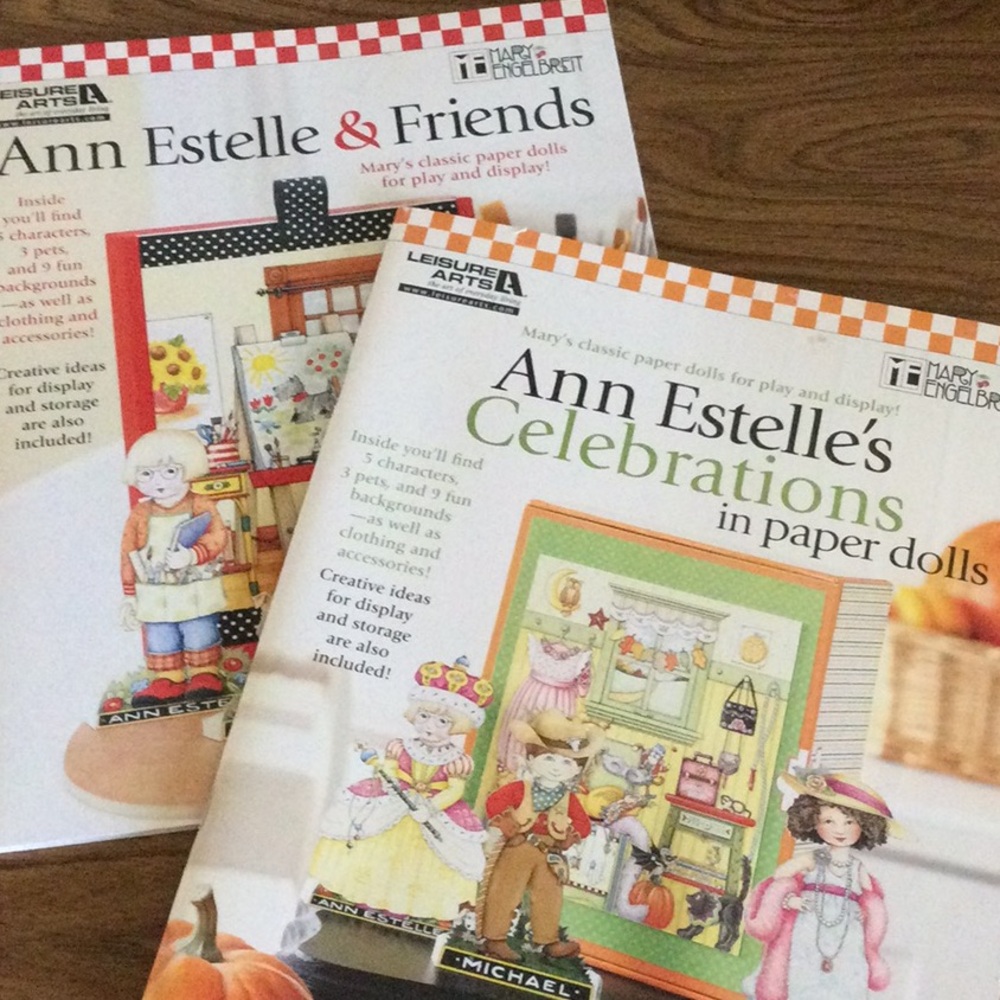 Paper Dolls and backgrounds by Mary Engelbreit.